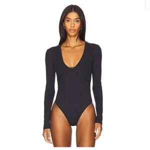 baize square neck long sleeve mini dress in black TILLY Square Neck Embellished Cape Sleeve Mini Dress in Black